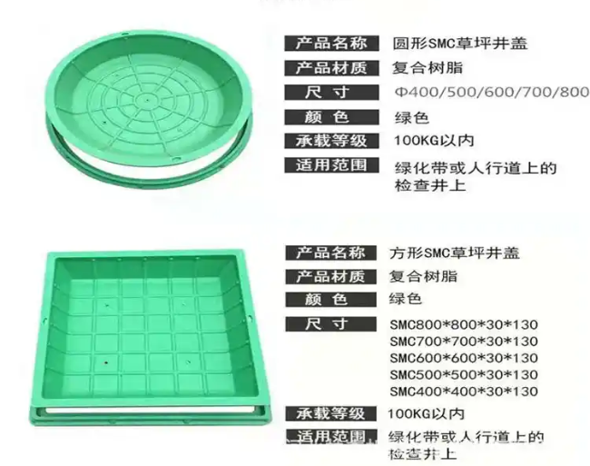 毕节树脂复合种植井盖展示